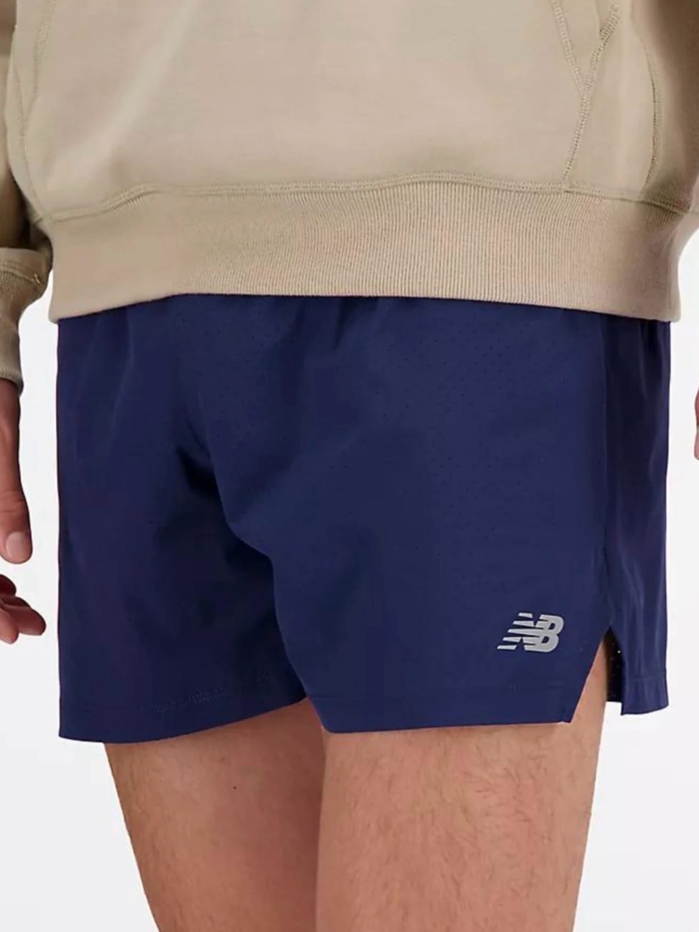 New Balance Men's RC 5” Shorts in Navy Blue